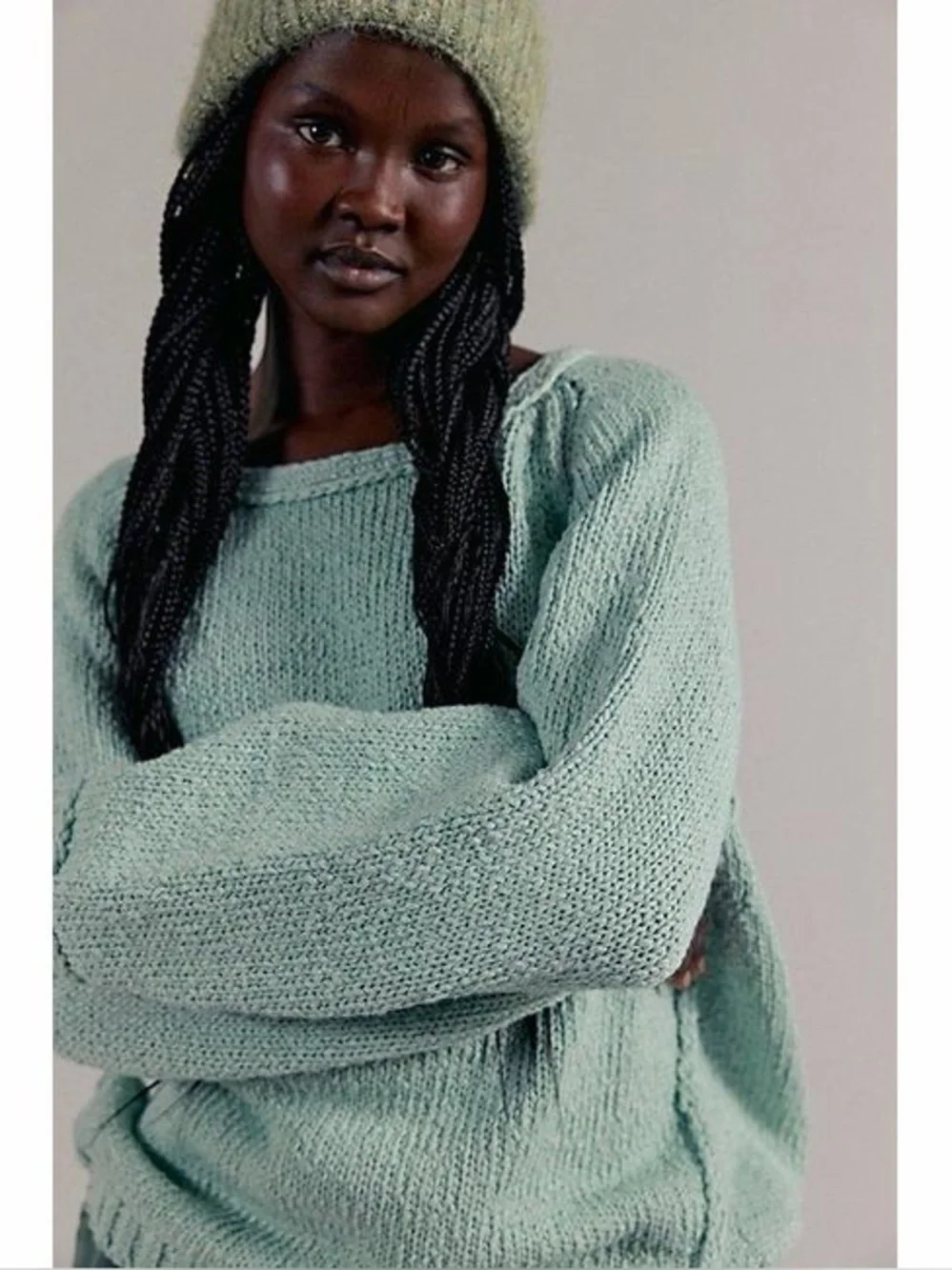 NEW Free People Magnolia Knit Sweater Small